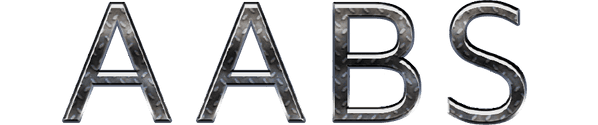 AABS Logo Diamond Plated